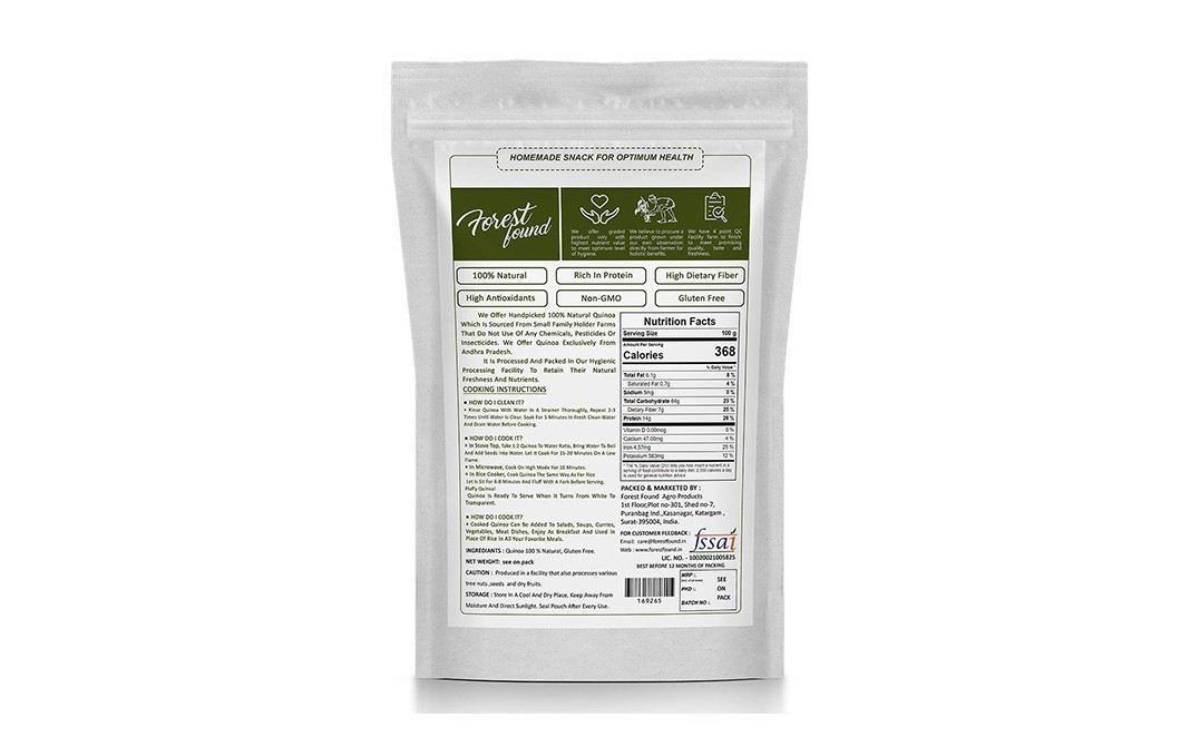 Forest Found Gluten Free Quinoa    Pack  900 grams